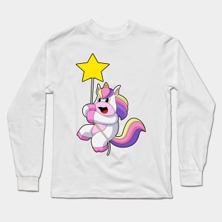 Unicorn Star Balloon Long Sleeve T-Shirt